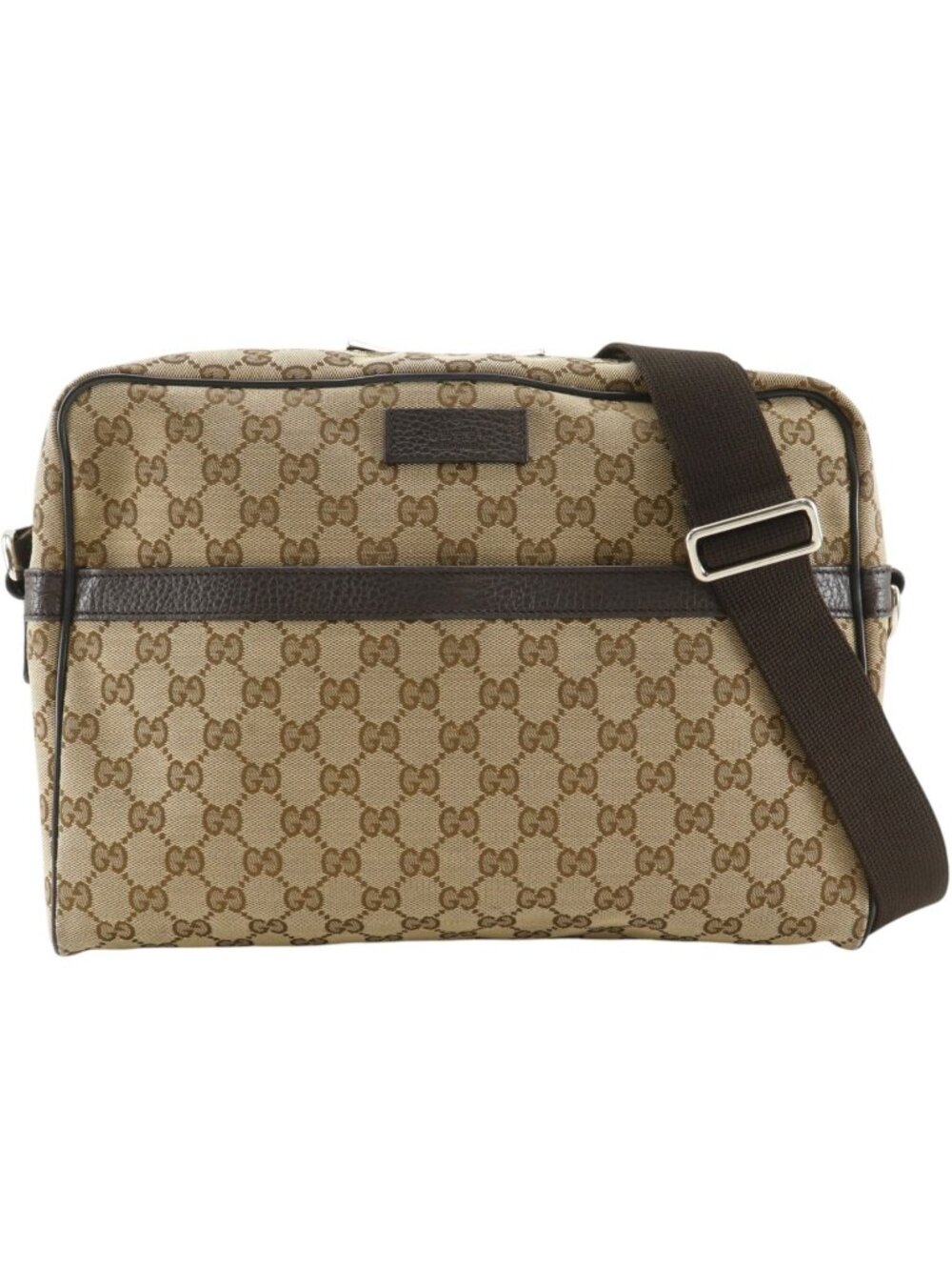 Gucci GG Canvas Brown Shoulder Bag